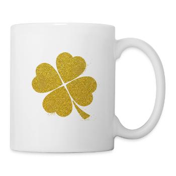 St. Patricks Day Love Shamrock - Tasse - Weiß - Rechts
