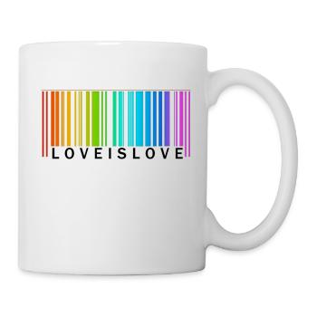 L'amour est l'amour - Mug blanc - blanc - Droite