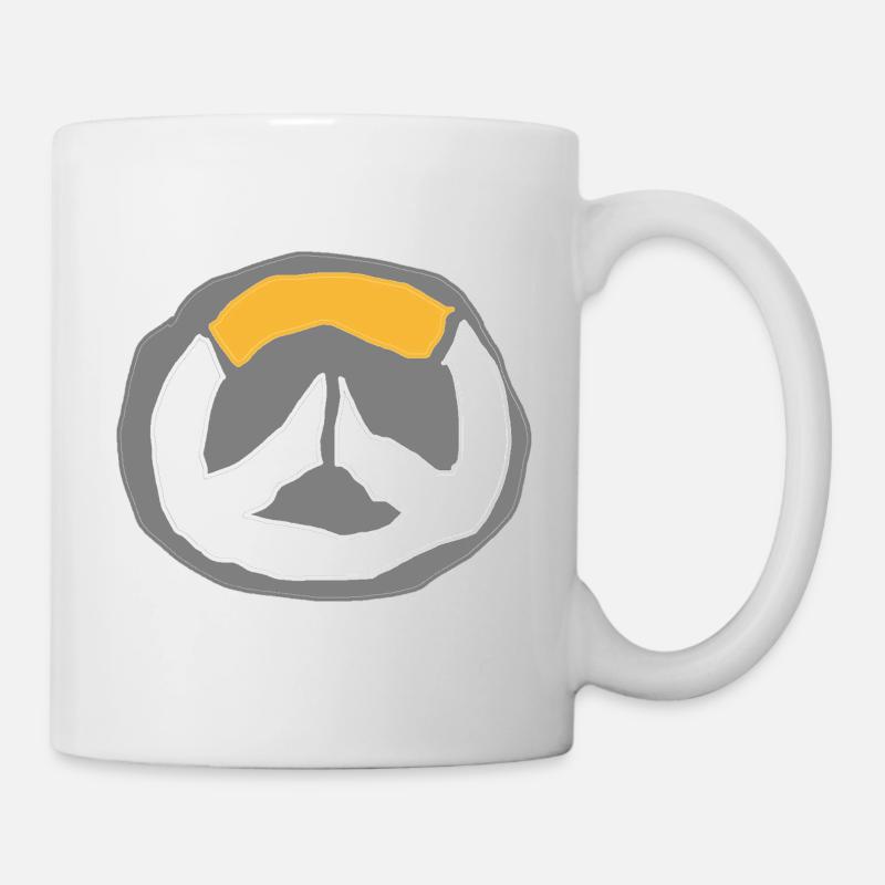 Overwatch logo paint - Mug blanc - blanc