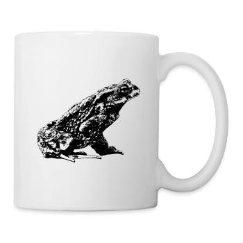 Kröte / Bufo Bufo / Grafik - Tasse - Weiß - Rechts