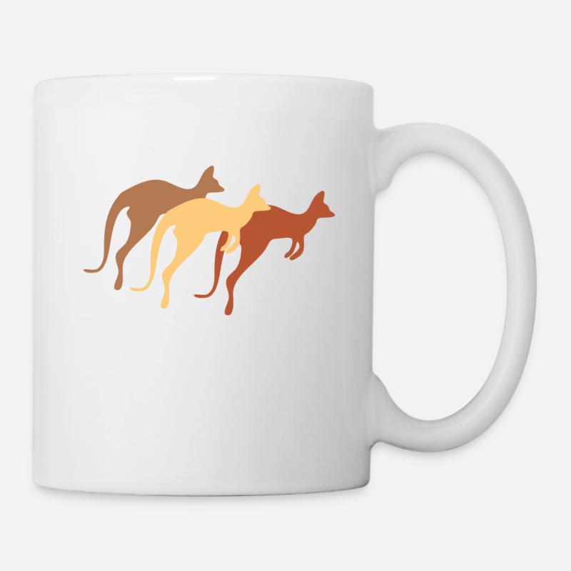 Kangourou - Mug blanc - blanc