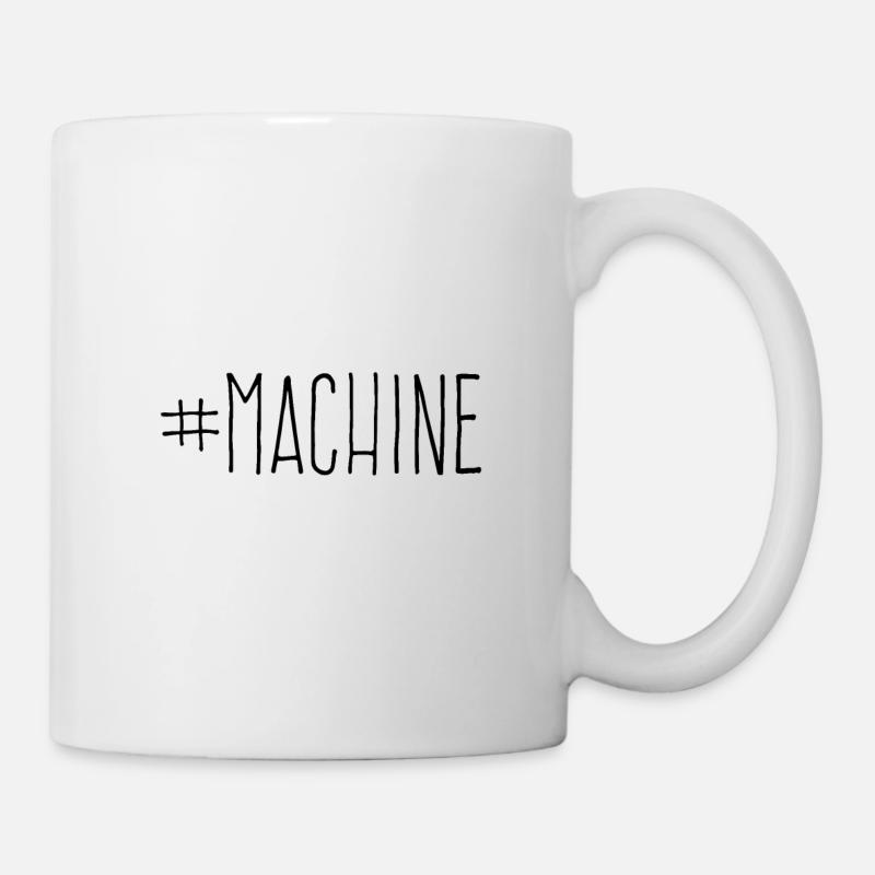#machine - Mug blanc - blanc