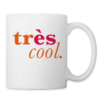 trescool orange rot - Tasse - Weiß - Rechts