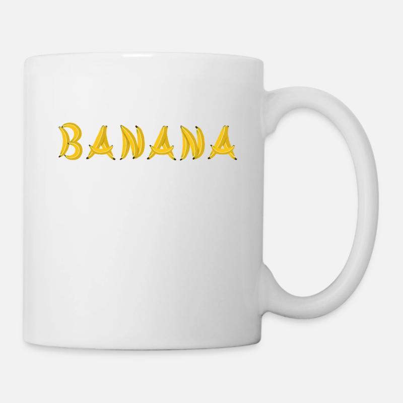 Banane - Tasse - Weiß