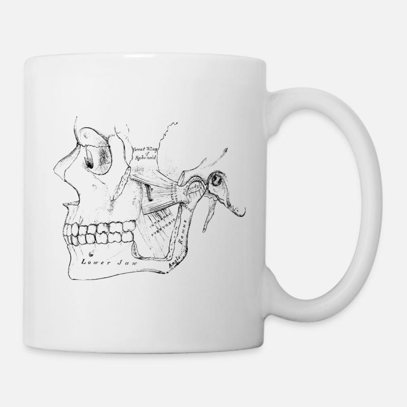 Human Body - Skull - Mug - white