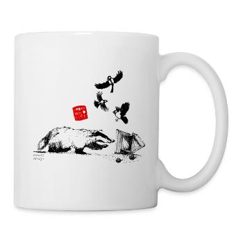 Urban Wildlife - Badger - Mug - white - Right