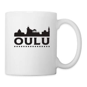 Oulu Finnland Stadt Ferien Geschenk Spruch Cool - Tasse - Weiß - Rechts