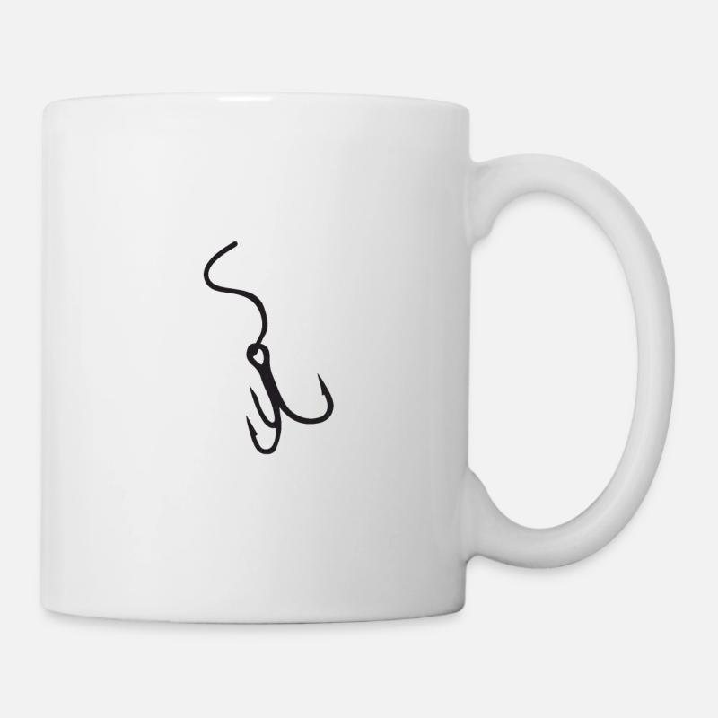 fishing hook - Mug - white