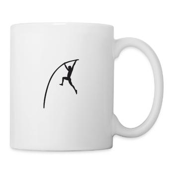 Saut à la perche - Mug blanc - blanc - Droite