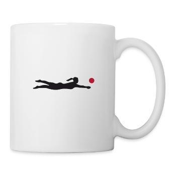 Women beach volleyball - Mug - white - Right
