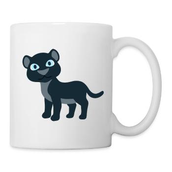 Panther - Tasse - Weiß - Rechts