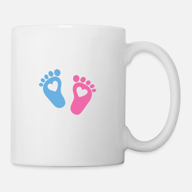 Babyfusse avec des cœurs - Mug blanc - blanc
