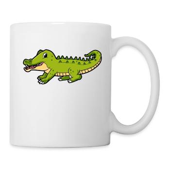 crocodile - Mug blanc - blanc - Droite