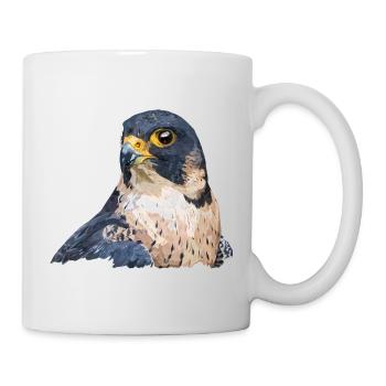Wanderfalke - Tasse - Weiß - Rechts