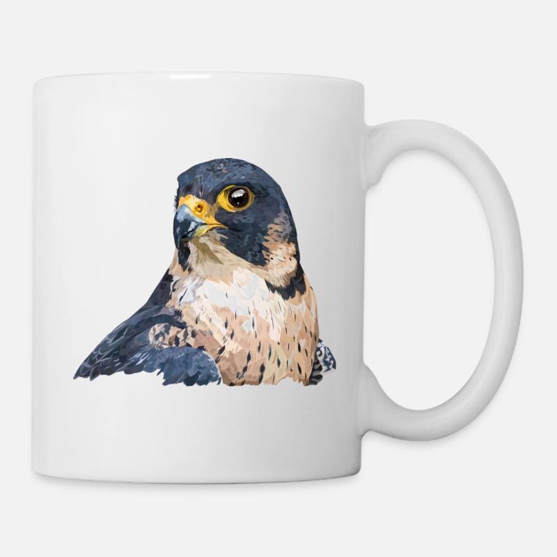 faucon pèlerin - Mug blanc - blanc
