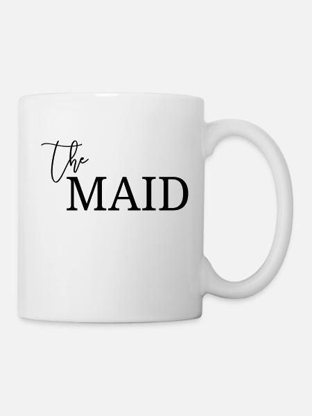 LA FEMME DE CHAMBRE! personnalisable - Mug blanc - blanc