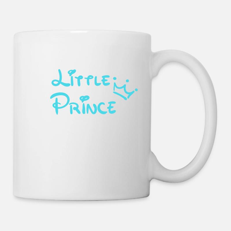 Little Prince boy baby crown - Mug - white