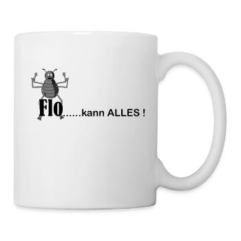 floh kann alles - Tasse - Weiß - Rechts