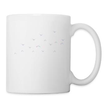 Bird flight south gift idea - Mug - white - Right