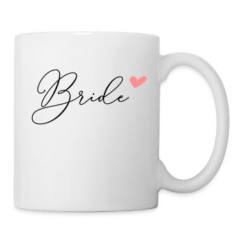 Team Bride Heart 1 - Mug - white - Right