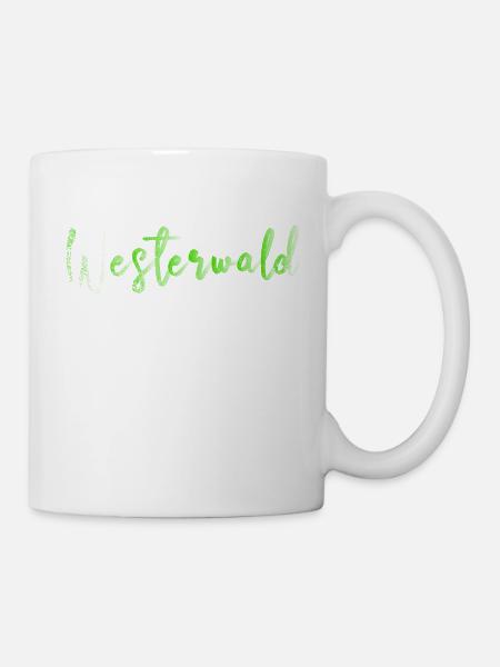 Westerwald Pfalz Geschenkidee Geburtstag Wandern - Tasse - Weiß