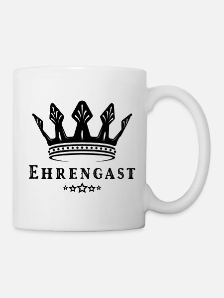 Ehrengast - Geschenkidee für jeden Anlass - Tasse - Weiß