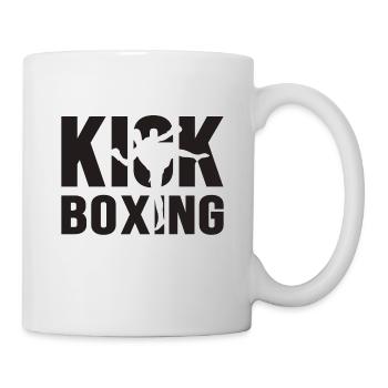 Kickboxen Kampfsport Kickboxer Kickboxing Geschenk - Tasse - Weiß - Rechts