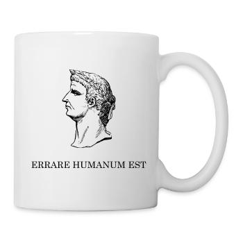 to err is human black - Mug - white - Right