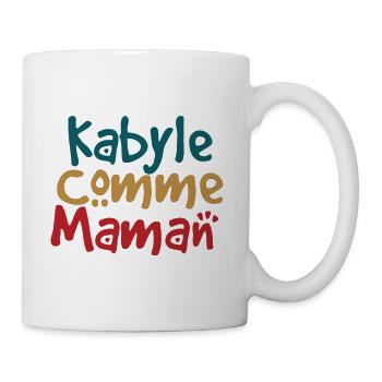 Kabyle comme maman - Mug blanc - blanc - Droite