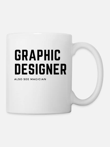 Designer graphique - Mug blanc - blanc