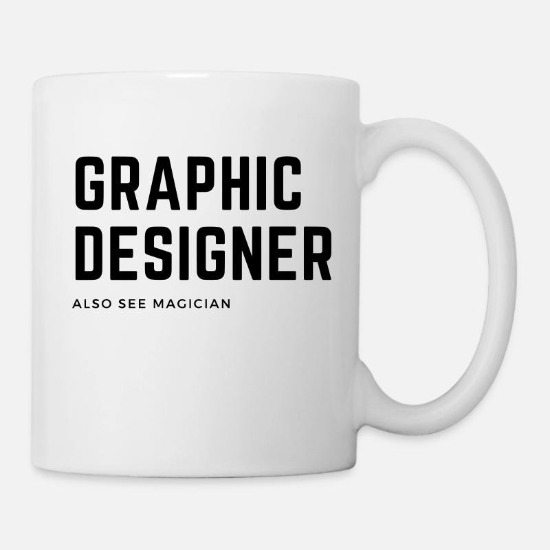 Graphic Designer - Tasse - Weiß
