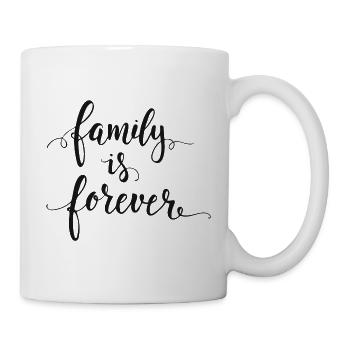 Family is forever - Mug - white - Right