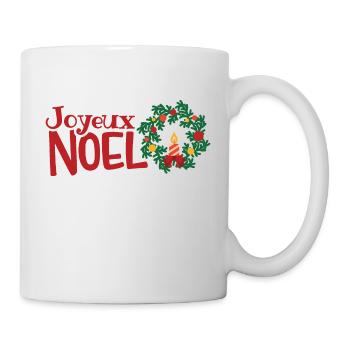 Joyeux Noel - Tasse - Weiß - Rechts