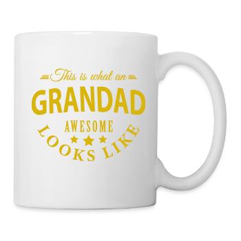 Opa großartig. - Tasse - Weiß - Rechts