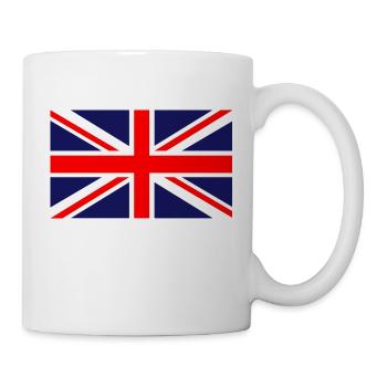 Union Jack England Flag Great Britain Flag GB - Mug - white - Right