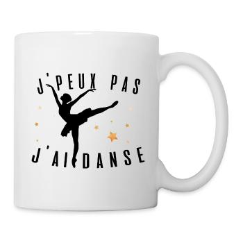 J peux pas j ai danse ballet idée cadeau tshirt - Mug blanc - blanc - Droite