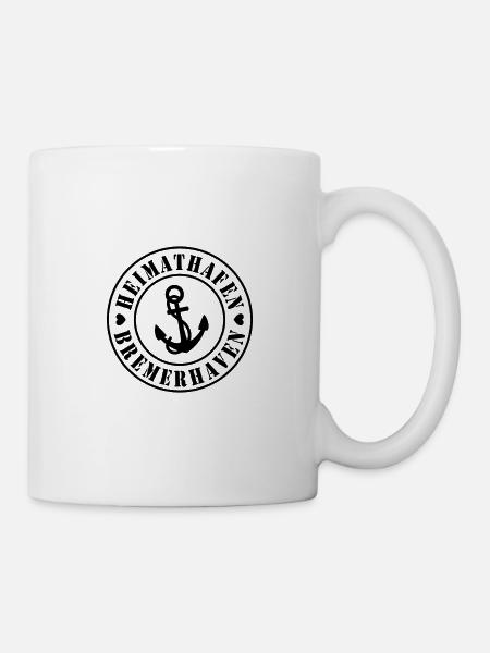 Heimathafen Bremerhaven - Tasse - Weiß