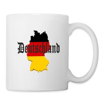 Deutschland Design - Tasse - Weiß - Rechts