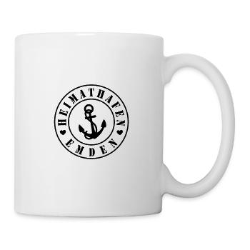 Heimathafen Emden - Tasse - Weiß - Rechts