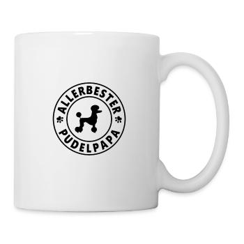 Allerbester Pudelpapa - Tasse - Weiß - Rechts