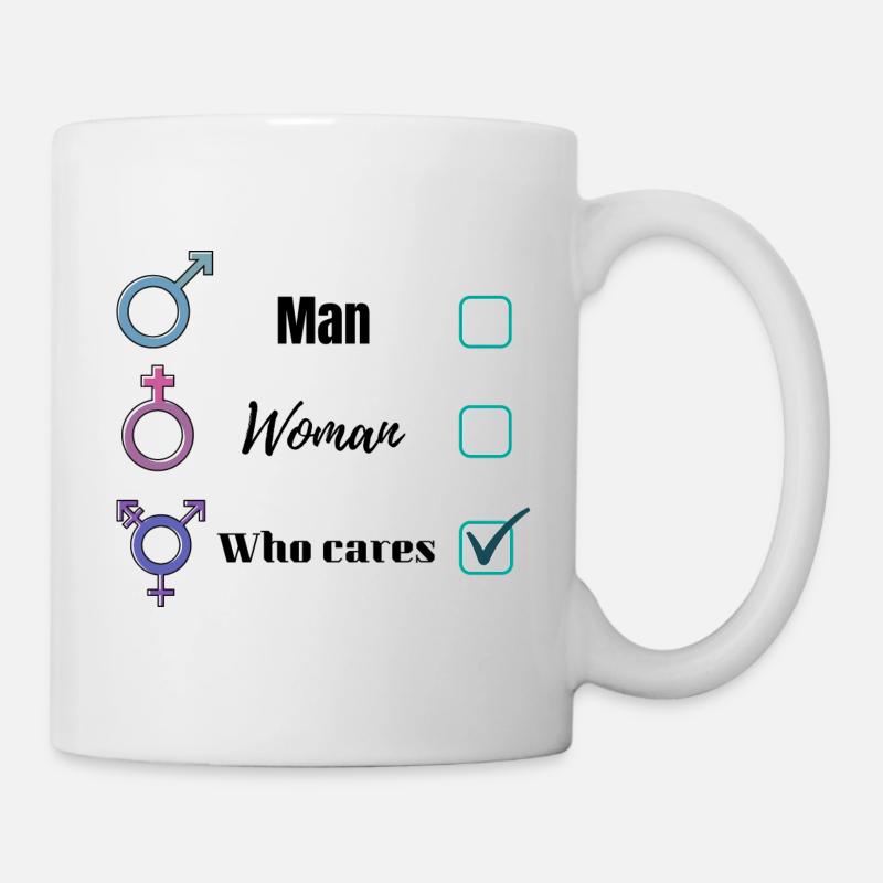 Kleidung Ich bin nicht binär - Tasse - Weiß