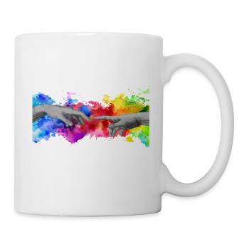 Michi Mode Trend Style Cool - Tasse - Weiß - Rechts