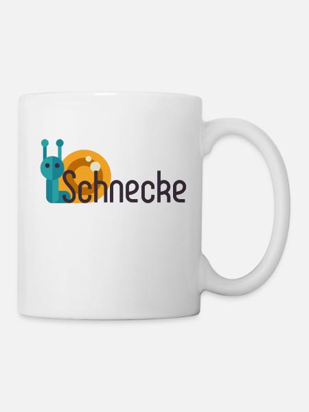 Schnecke - Tasse - Weiß