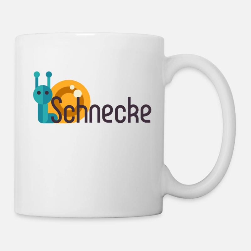 Schnecke - Tasse - Weiß