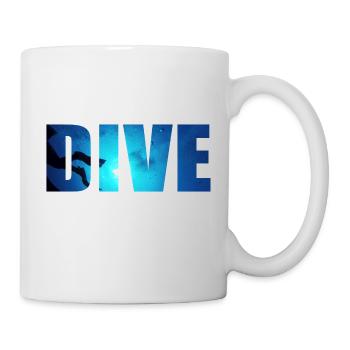 DIVE Underwater Diver - Mug - white - Right