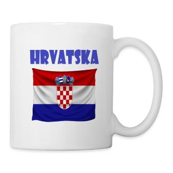 Kroatien Design - Tasse - Weiß - Rechts