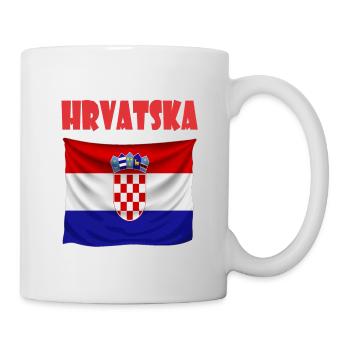 Kroatien Design - Tasse - Weiß - Rechts