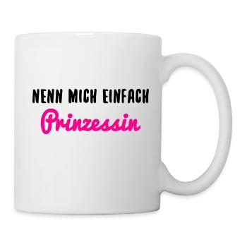 Princesse Sort Appelez-moi - Mug blanc - blanc - Droite