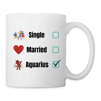 Gift worm man woman - Mug - white - Right