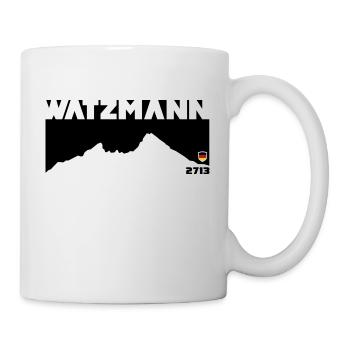 Watzmann Bayern Berchtesgaden German Flag Mountain - Mug - white - Right